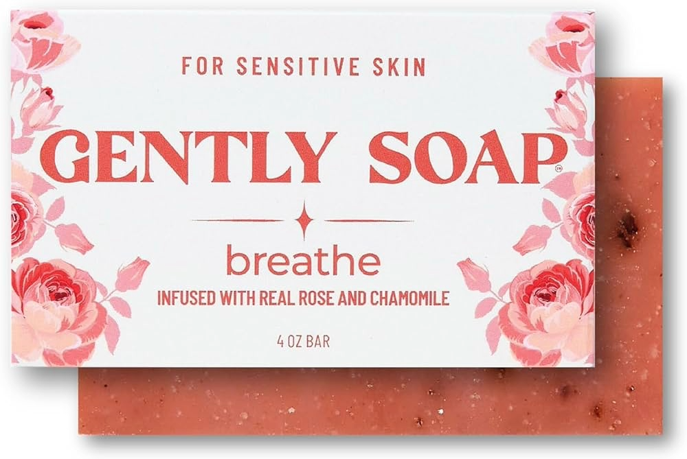 Gently soap